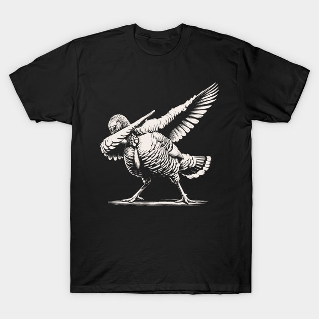 Dabbing Turkey T-Shirt by Yopi